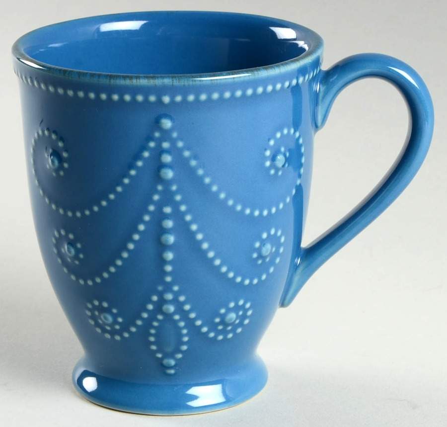 French Perle-Marine Blue Mug by Lenox-1