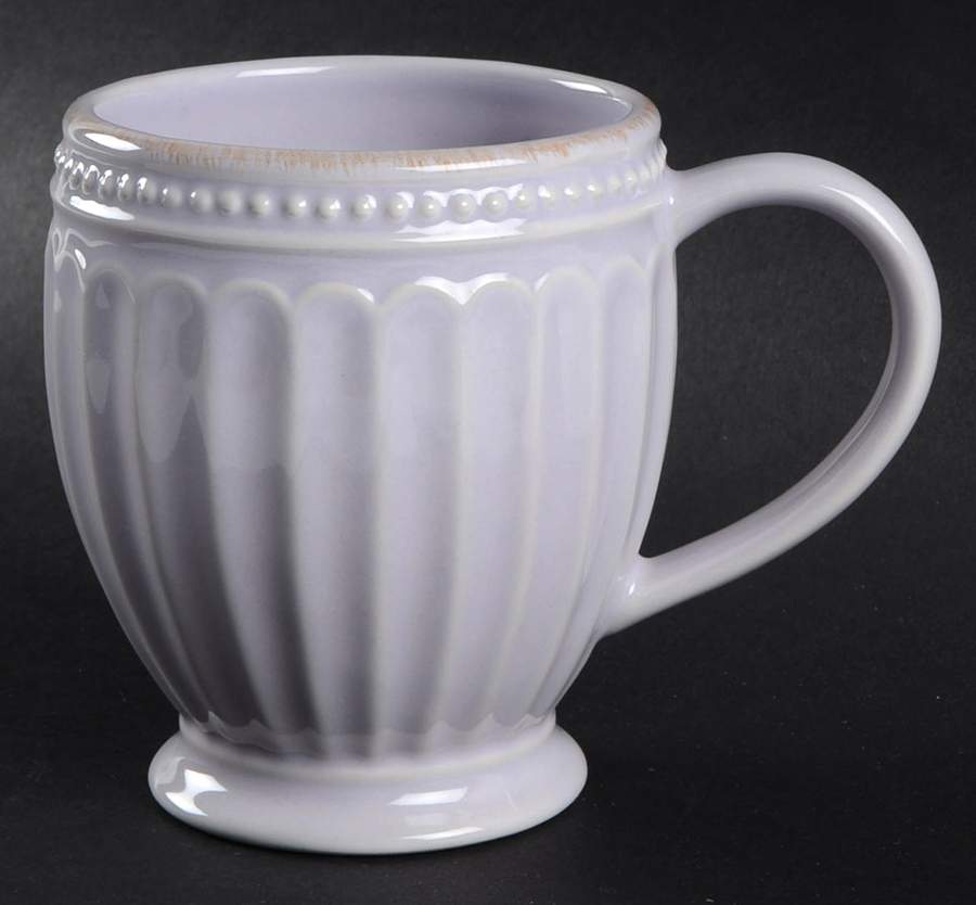 French Perle Groove Lilac Mug by Lenox-1