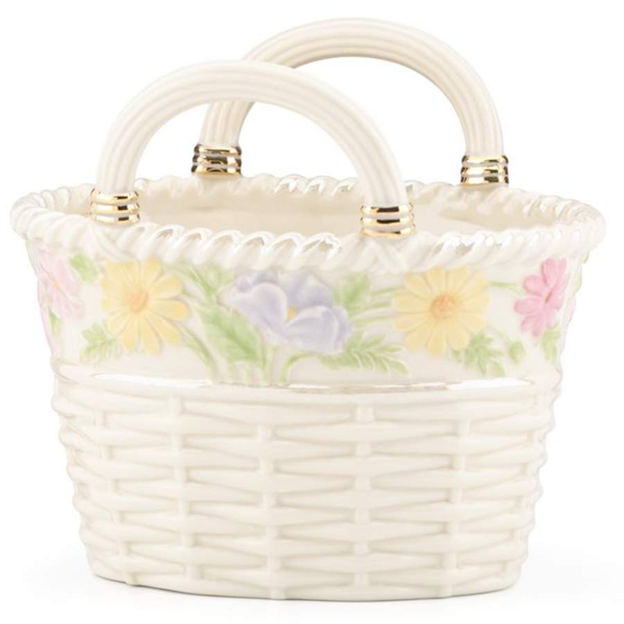 Daisy Blossom 6" Handled Basket by Lenox-1
