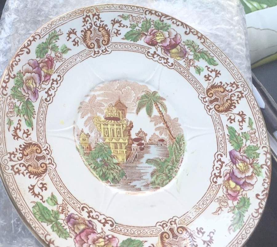 Cyprus Salad Plate by Longwy (France)-1