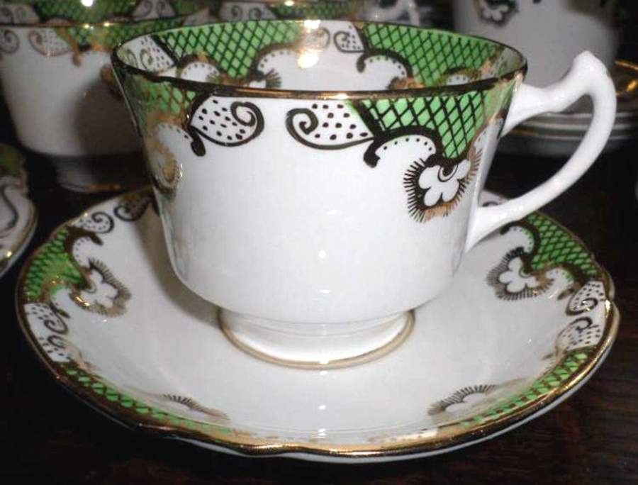 L1W3 Footed Cup & Saucer Set by Lawleys-1