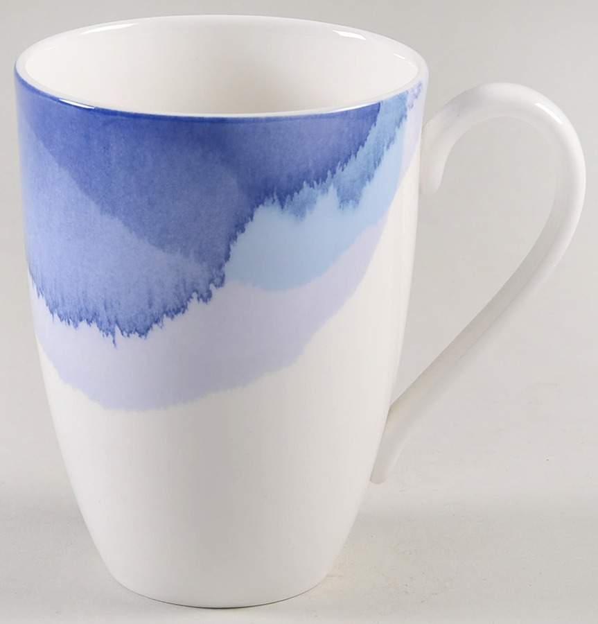 Indigo Watercolor Stripe Mug by Lenox-1