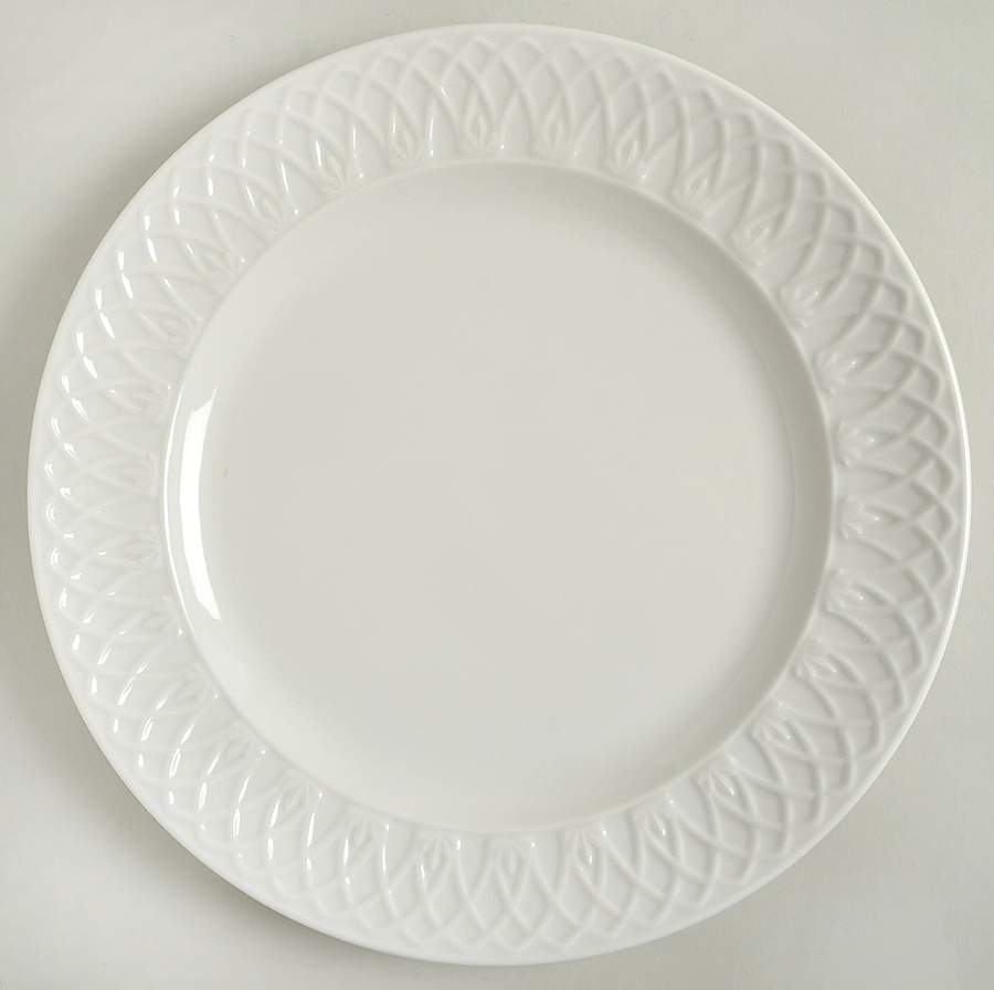 British Colonial Carved Dinner Plate by Lenox-1
