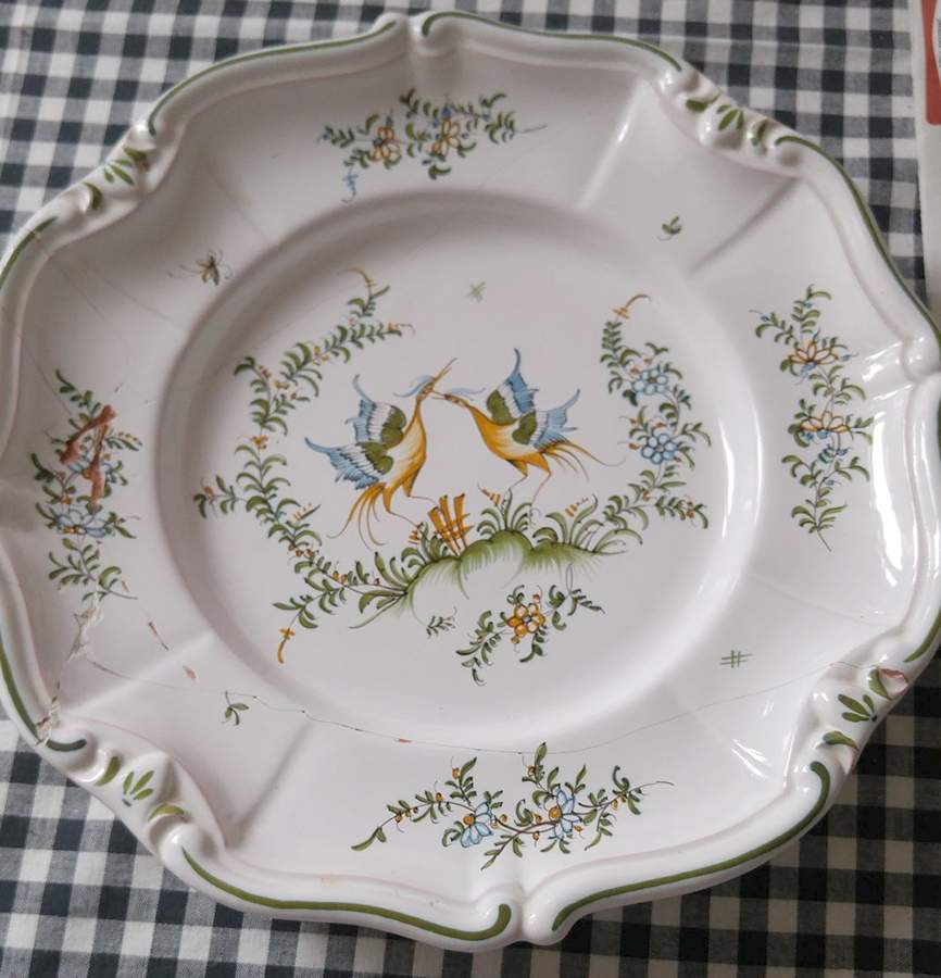 LLR5 12" Chop Plate (Round Platter) by Lallier-Moustiers-1