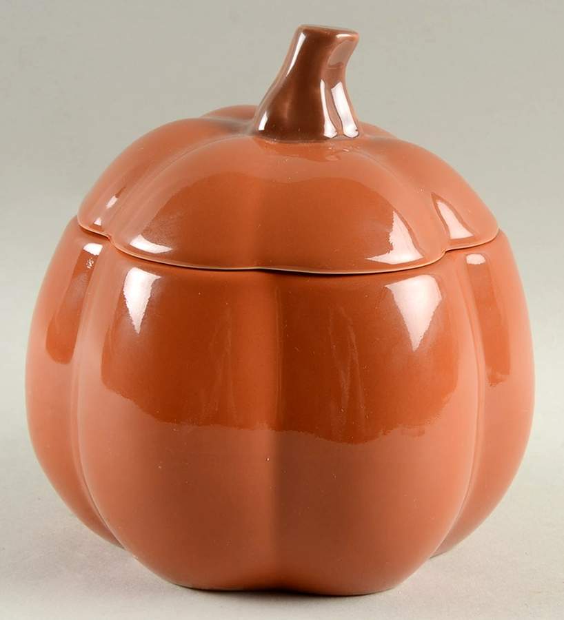 Giftware Pumpkin Jar & Lid by Longaberger-1