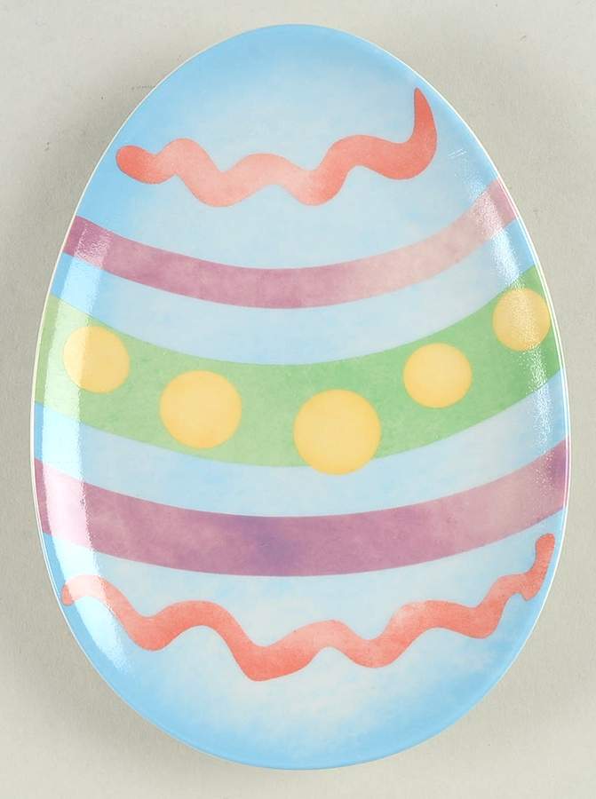 Giftware 7" Egg Shape Plate by Longaberger-1