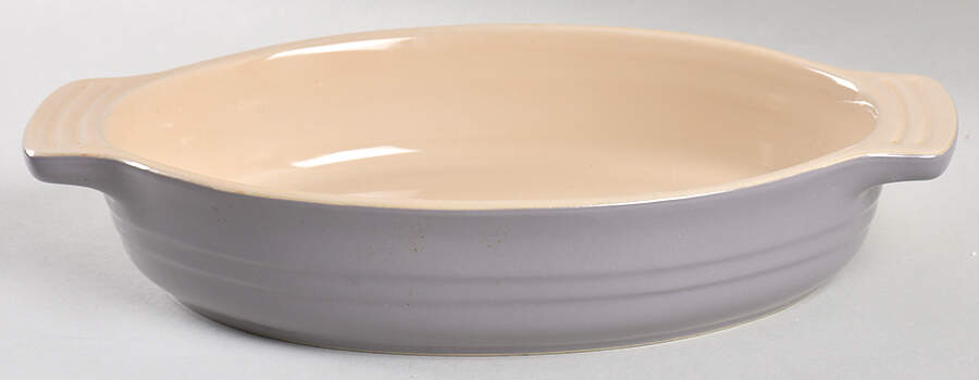 Mist Grey, French Grey 11" Oval Baker by Le Creuset-1