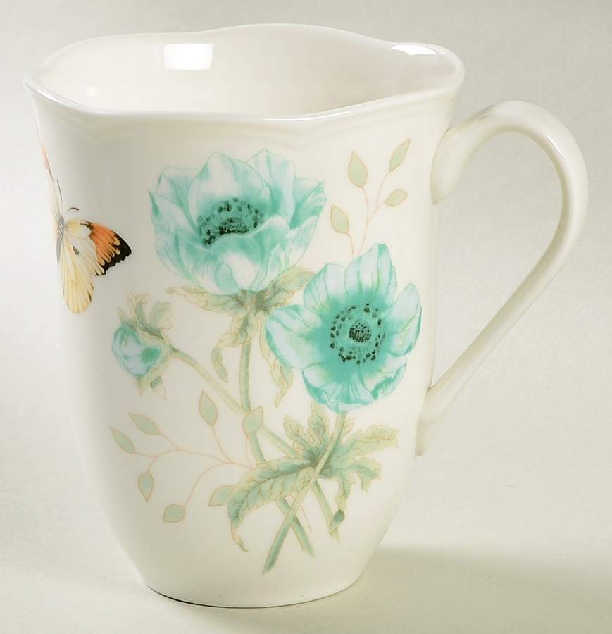 Butterfly Meadow Turquoise Mug by Lenox-1