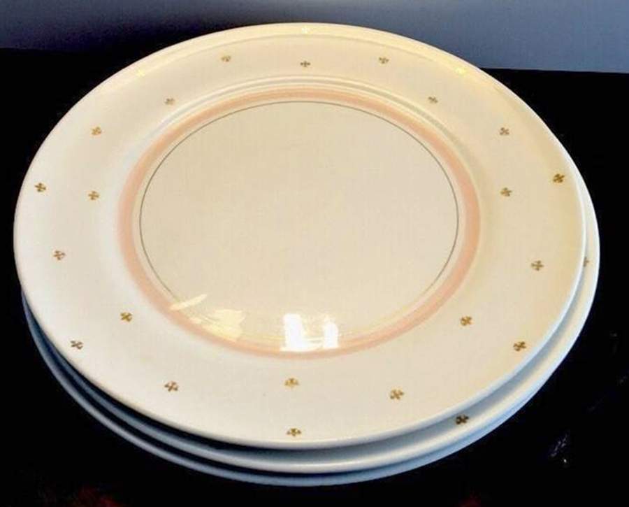 Bourbon Pink Dinner Plate by Limoges-American-1