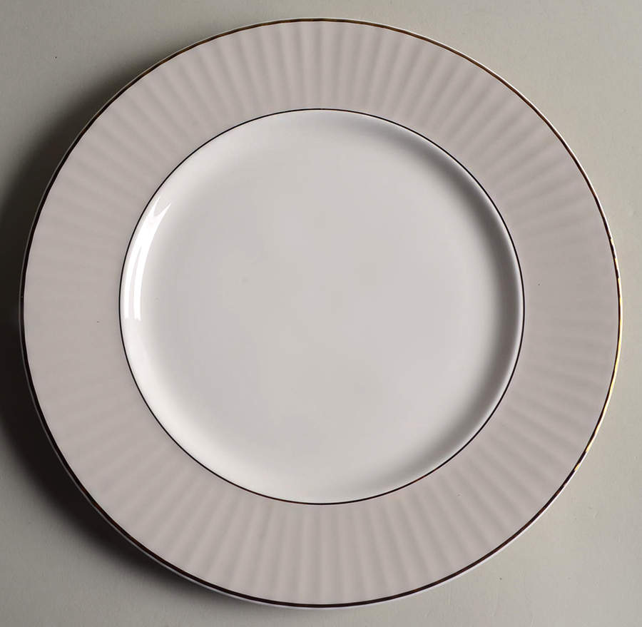Pleated Colors Grey Dinner Plate by Lenox-1