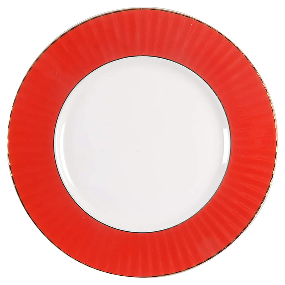 Pleated Colors Red Salad Plate by Lenox-1