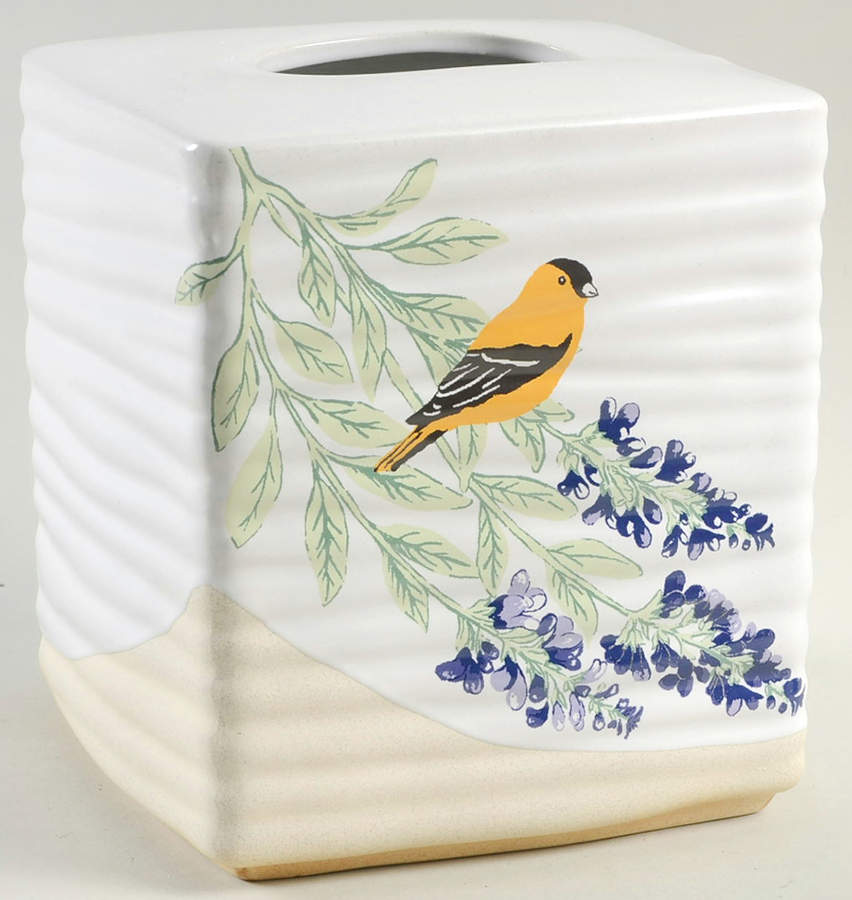 Butterfly Meadow Flutter Square Tissue Box Cover by Lenox-1