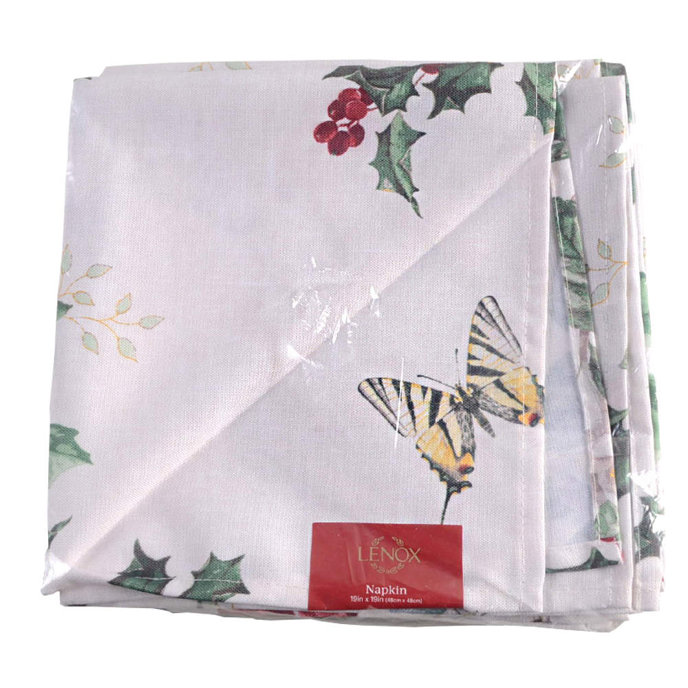 Butterfly Meadow Holiday Cloth Napkin - Set of 4 by Lenox-1