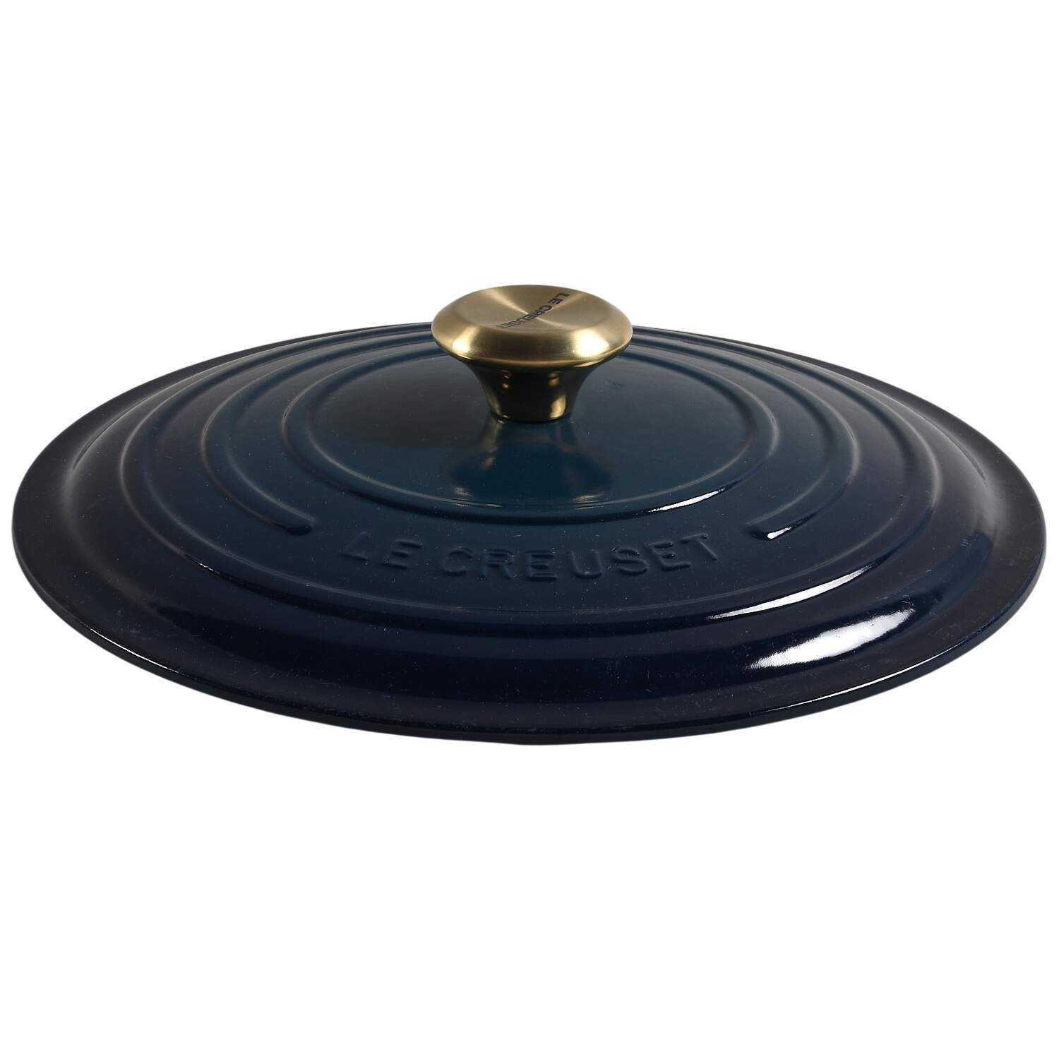 Deep Teal Lid for 7.25 Qt Cast Iron Dutch Oven by Le Creuset-1