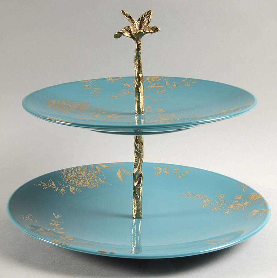 Sprig and Vine 9" Plate for 2 Tier Server by Lenox-1