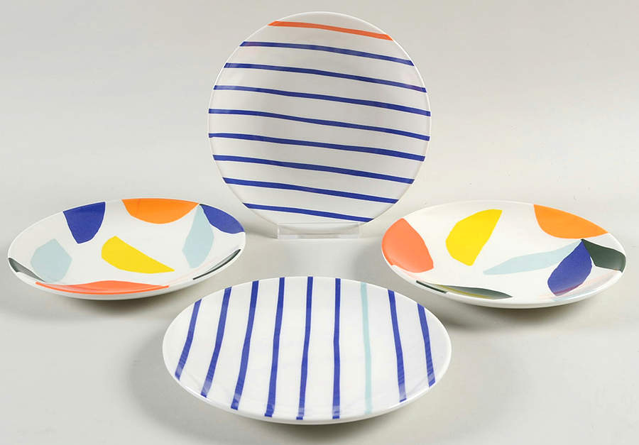 Citrus Twist Tidbit Plate - Set of 4 Motifs by Lifeguard Press-1