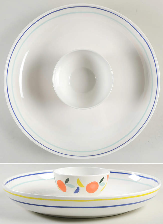 Citrus Twist (2 Piece) Chip & Dip Set by Lifeguard Press-1
