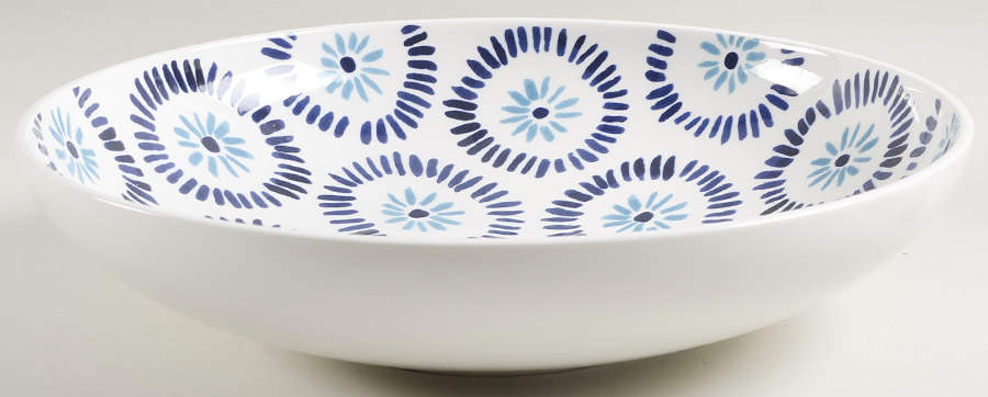 Floral Way 12" Shallow Round Bowl by Lenox-1