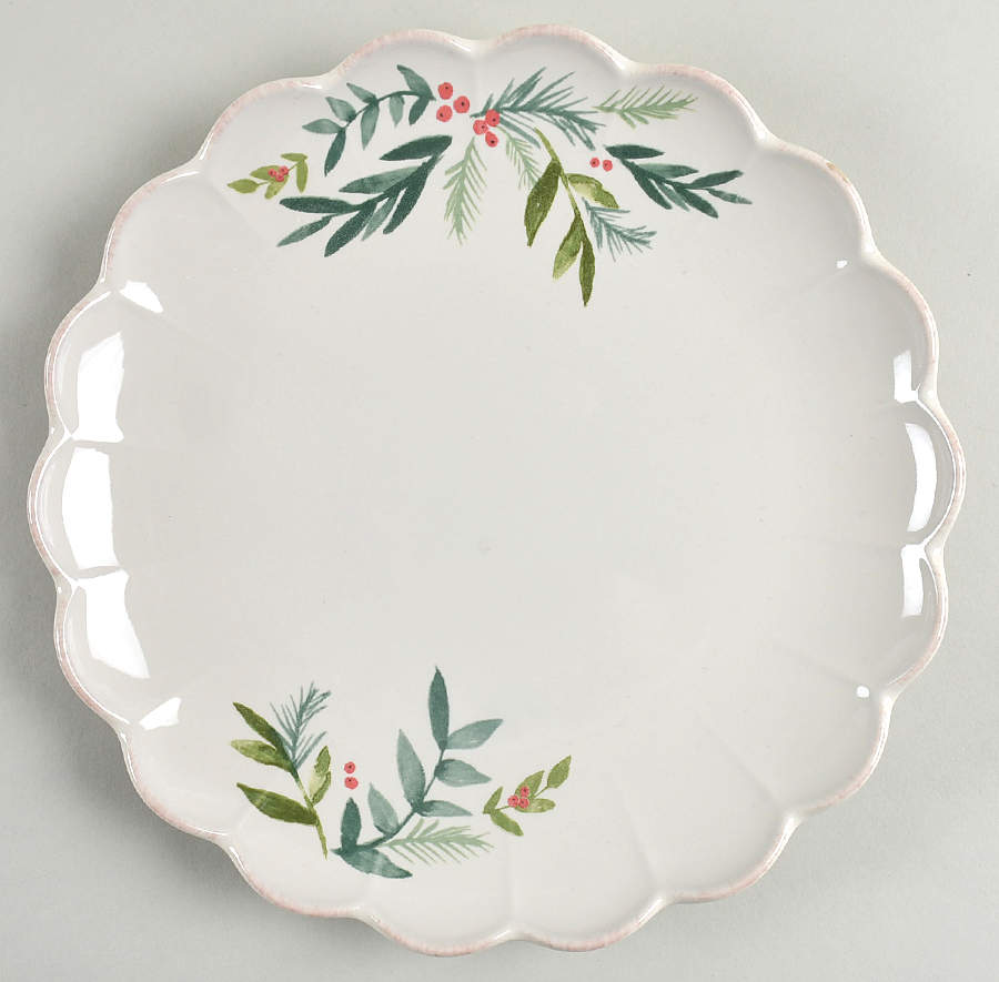 French Perle Berry Accent Luncheon Plate by Lenox-1