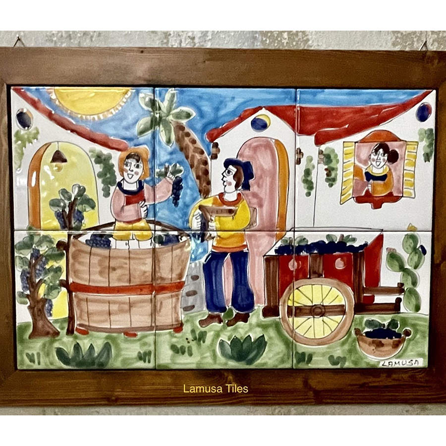 L2M8 Picture aka Framed Art by La Musa Ceramiche-1