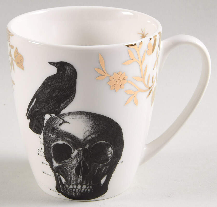 Vintage Gold Halloween Mug by Lenox-1