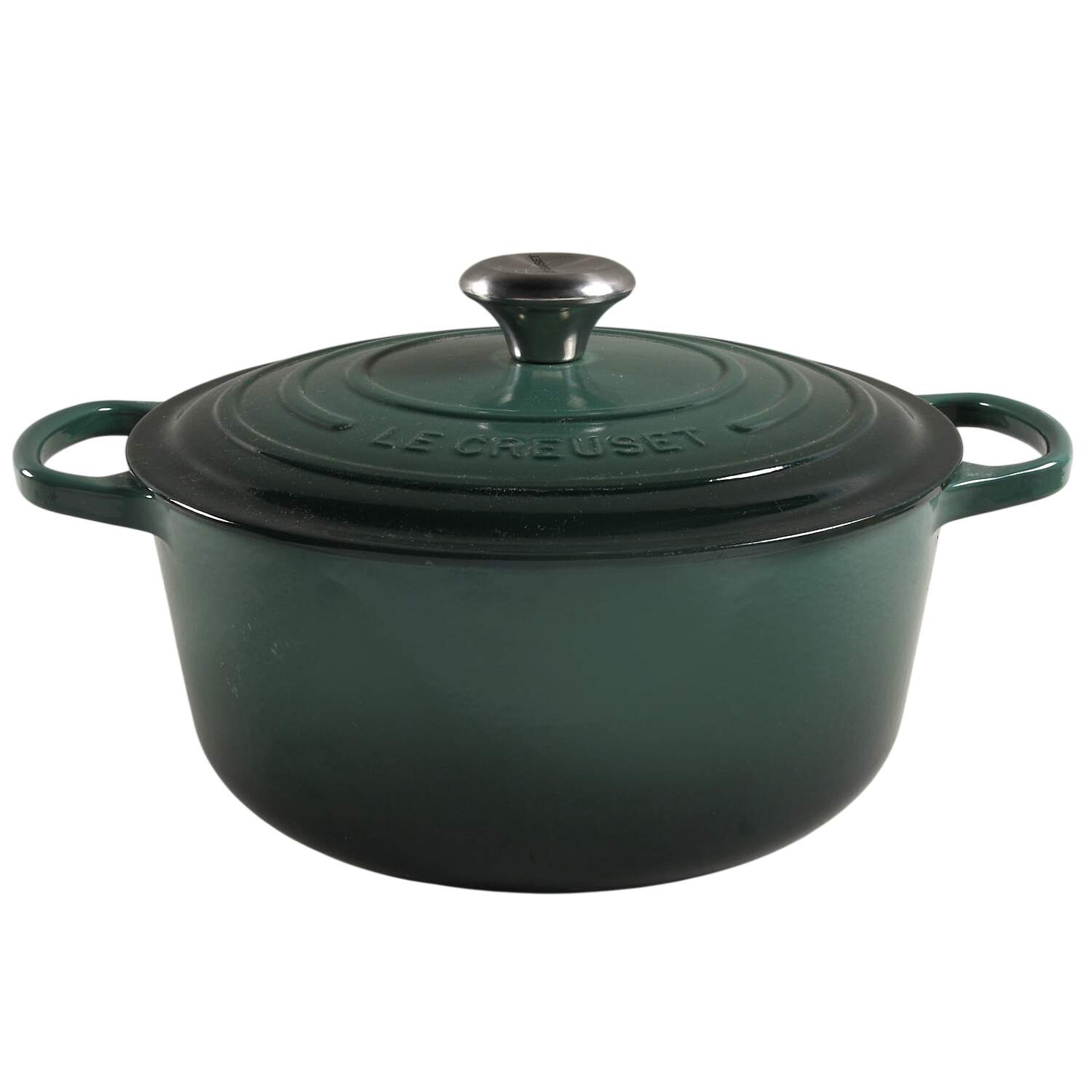 Emerald Green 5.5 Qt Cast Iron Dutch Oven & Lid by Le Creuset-1