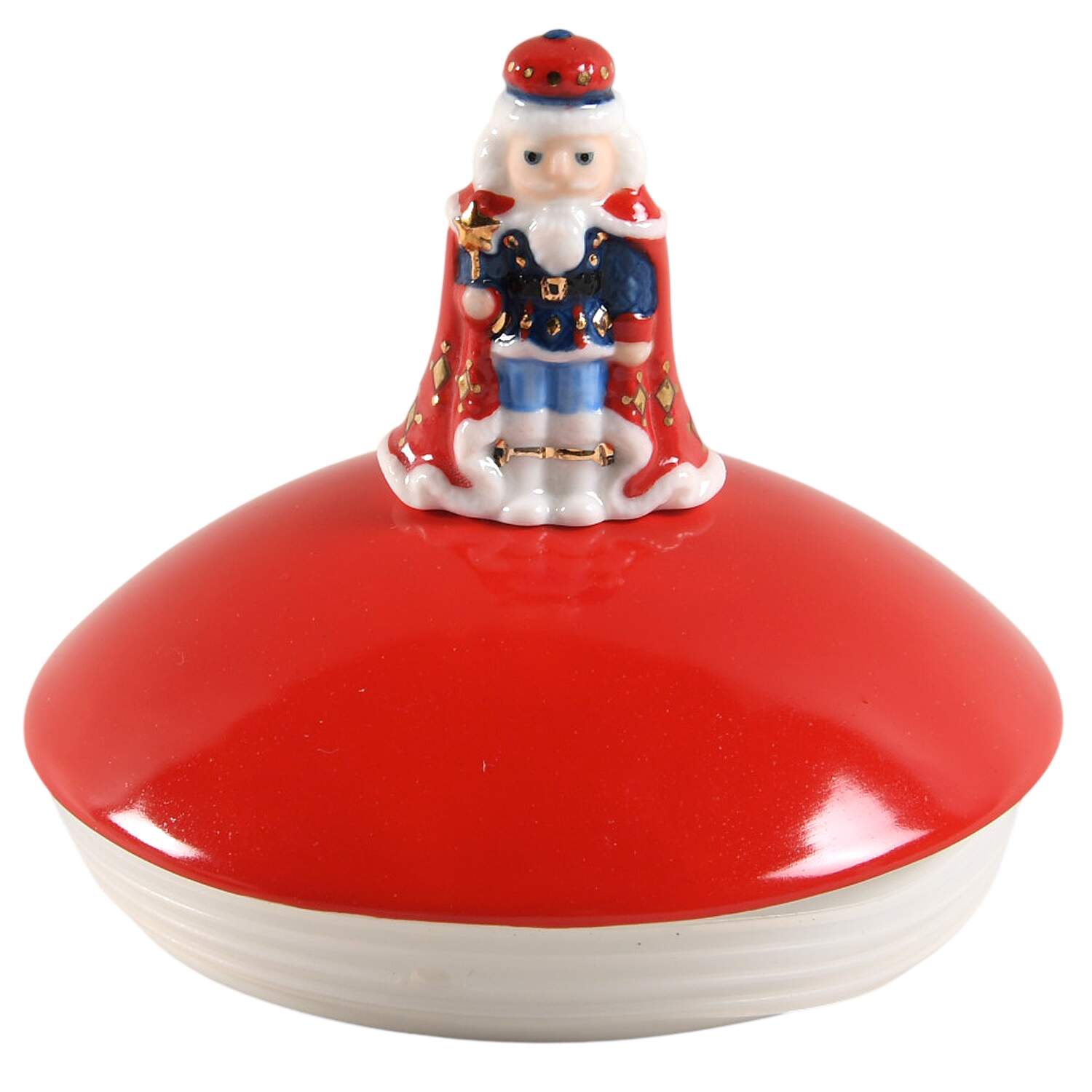 Nutcracker Ballet Lid for Candy Jar by Lenox-1