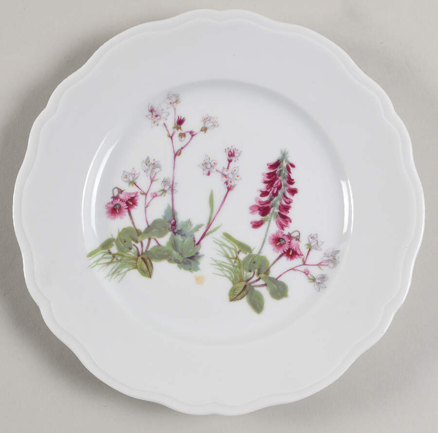 Wild Flower Salad Plate by Louis Lourioux-1