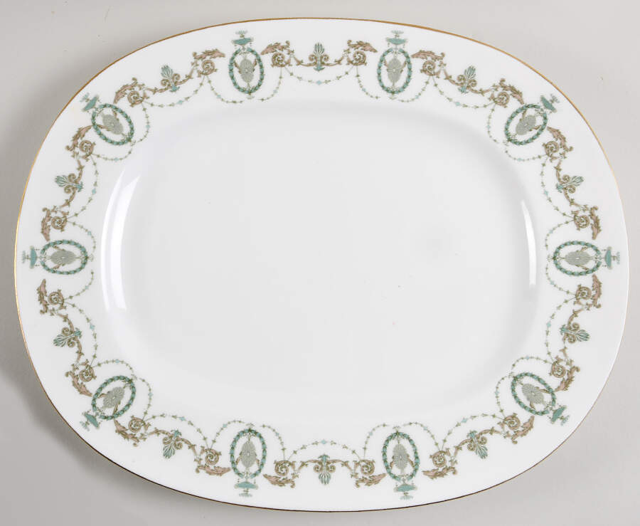 Adam 14" Oval Serving Platter by Minton-1
