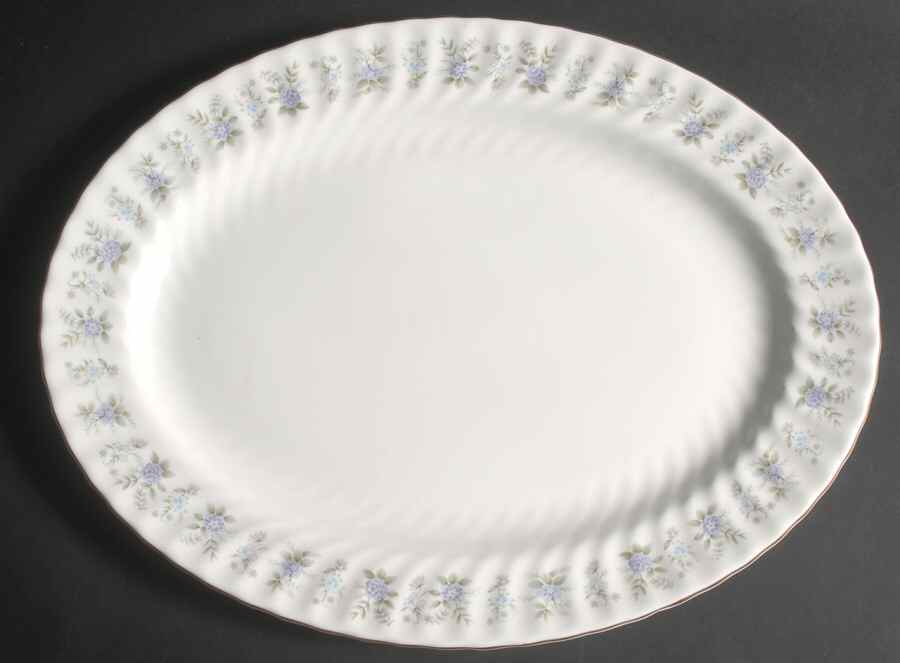 Alpine Spring 16" Oval Serving Platter by Minton-1