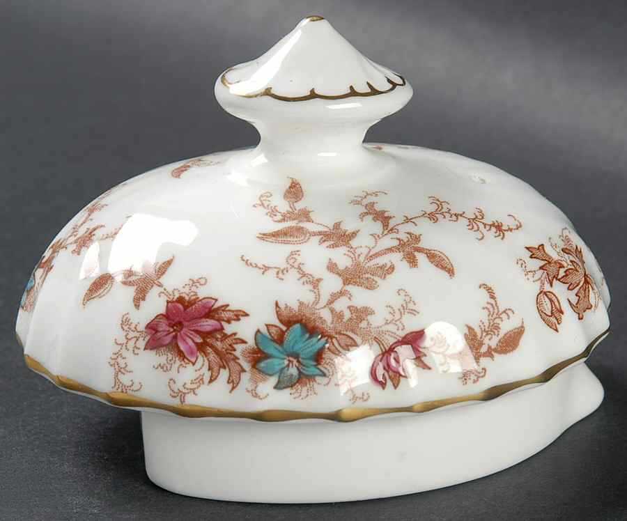 Ancestral (GLOBE BACKSTAMP) Lid for Coffee Pot by Minton-1