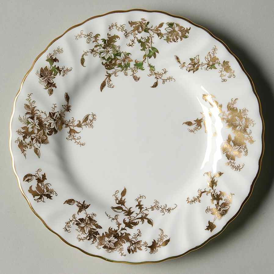 Ancestral Gold Bread & Butter Plate by Minton-1