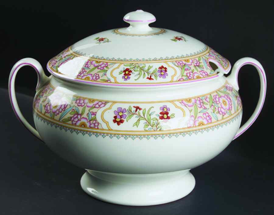 Asian Flowers Tureen &  Lid by Minton-1
