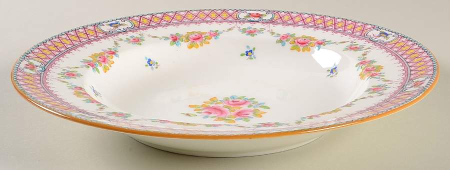 B819 Large Rim Soup Bowl by Minton-1