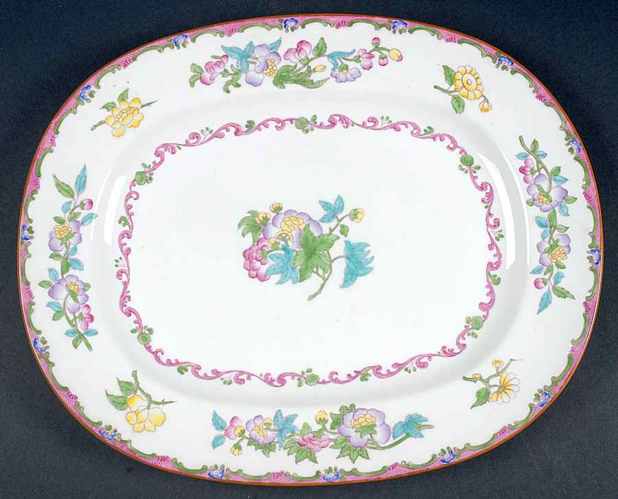B925 13" Oval Serving Platter by Minton-1