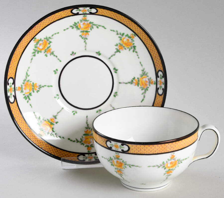 B930 Oversized Cup & Saucer Set by Minton-1