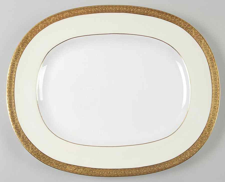 Buckingham 15" Oval Serving Platter by Minton-1