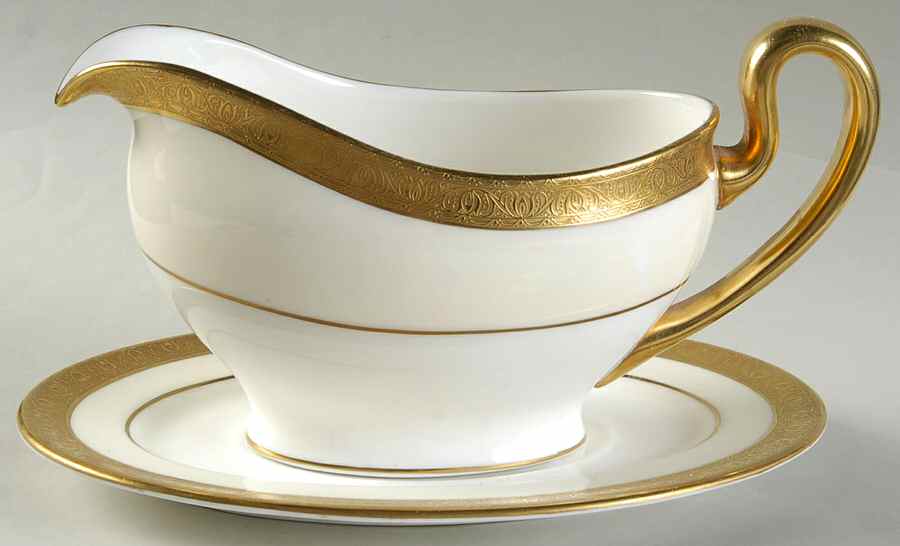 Buckingham Gravy Boat & Underplate by Minton-1