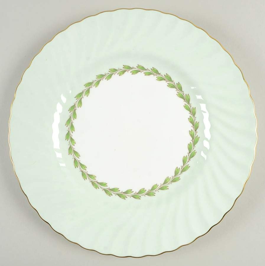 Cheviot Green Dinner Plate by Minton-1