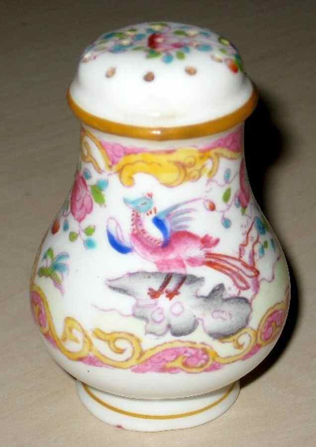 Cockatrice Pink (Smooth, Wreath Backstamp) Salt Shaker by Minton-1