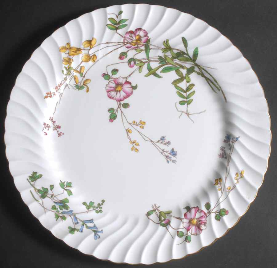 Dainty Sprays 12" Chop Plate (Round Platter) by Minton-1