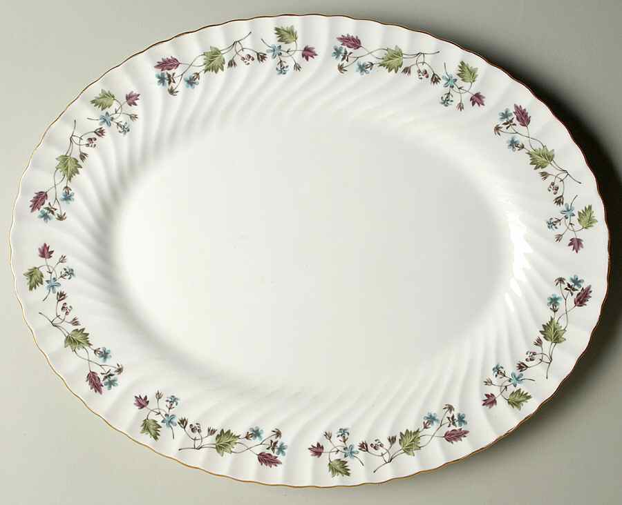 Dryden 15" Oval Serving Platter by Minton-1