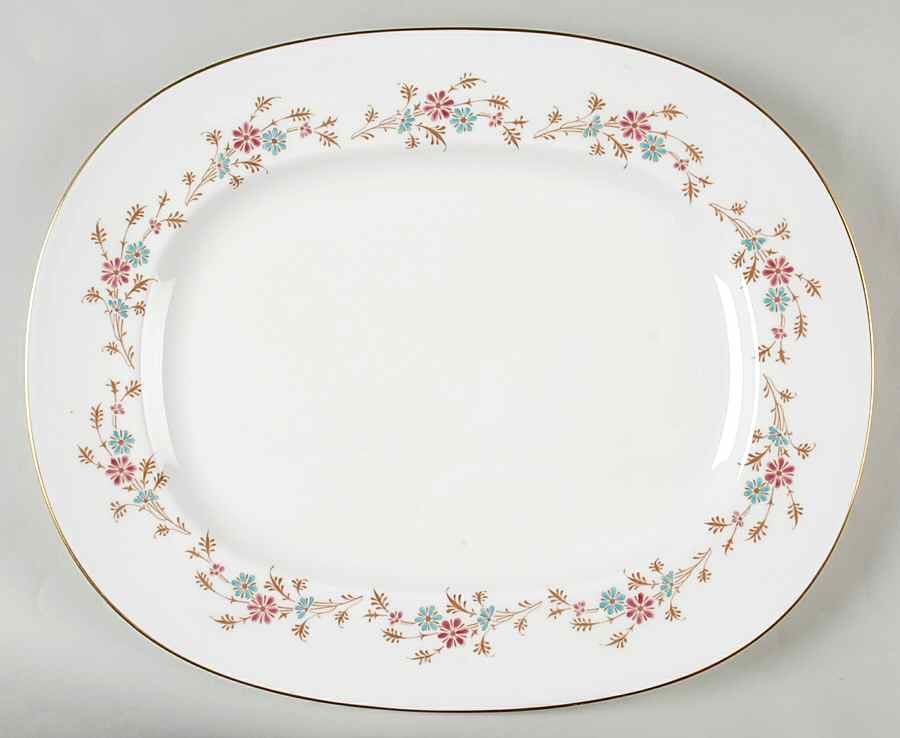 Durham 16" Oval Serving Platter by Minton-1