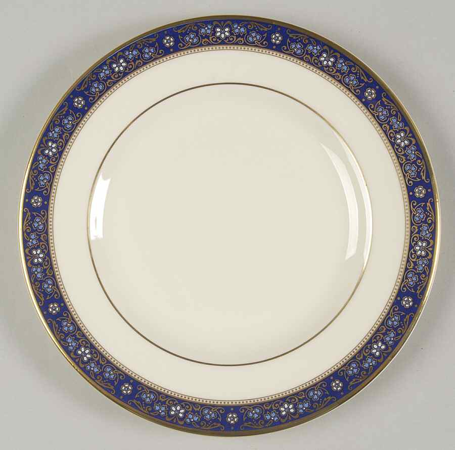 Edinburgh Dark Blue Bread & Butter Plate by Minton-1