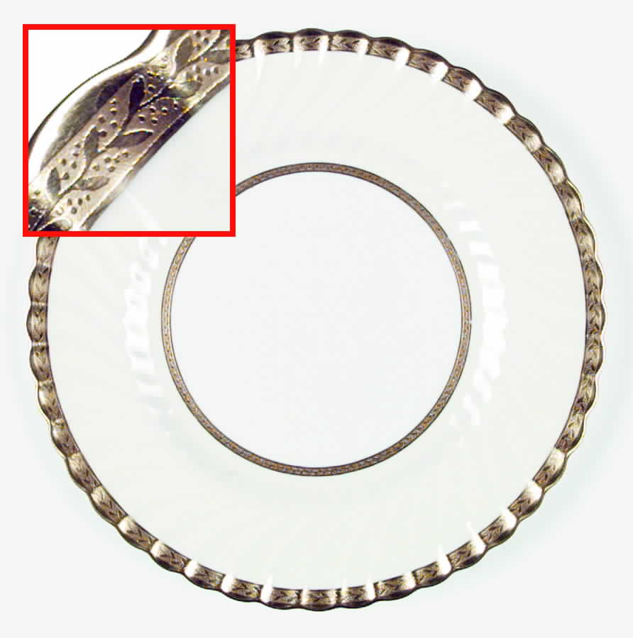 Embassy Ivory Dinner Plate by Minton-1