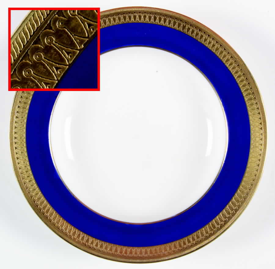 G6262 (Cobalt Blue Band) Rim Soup Bowl by Minton-1