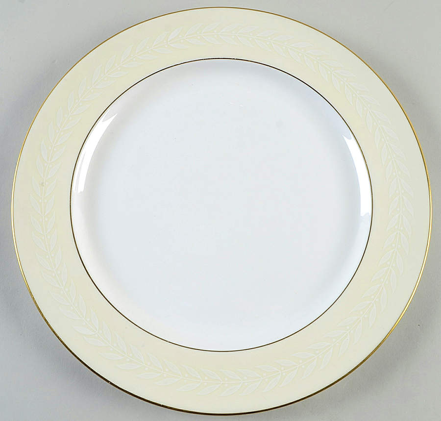 Gold Laurel 12" Chop Plate (Round Platter) by Minton-1