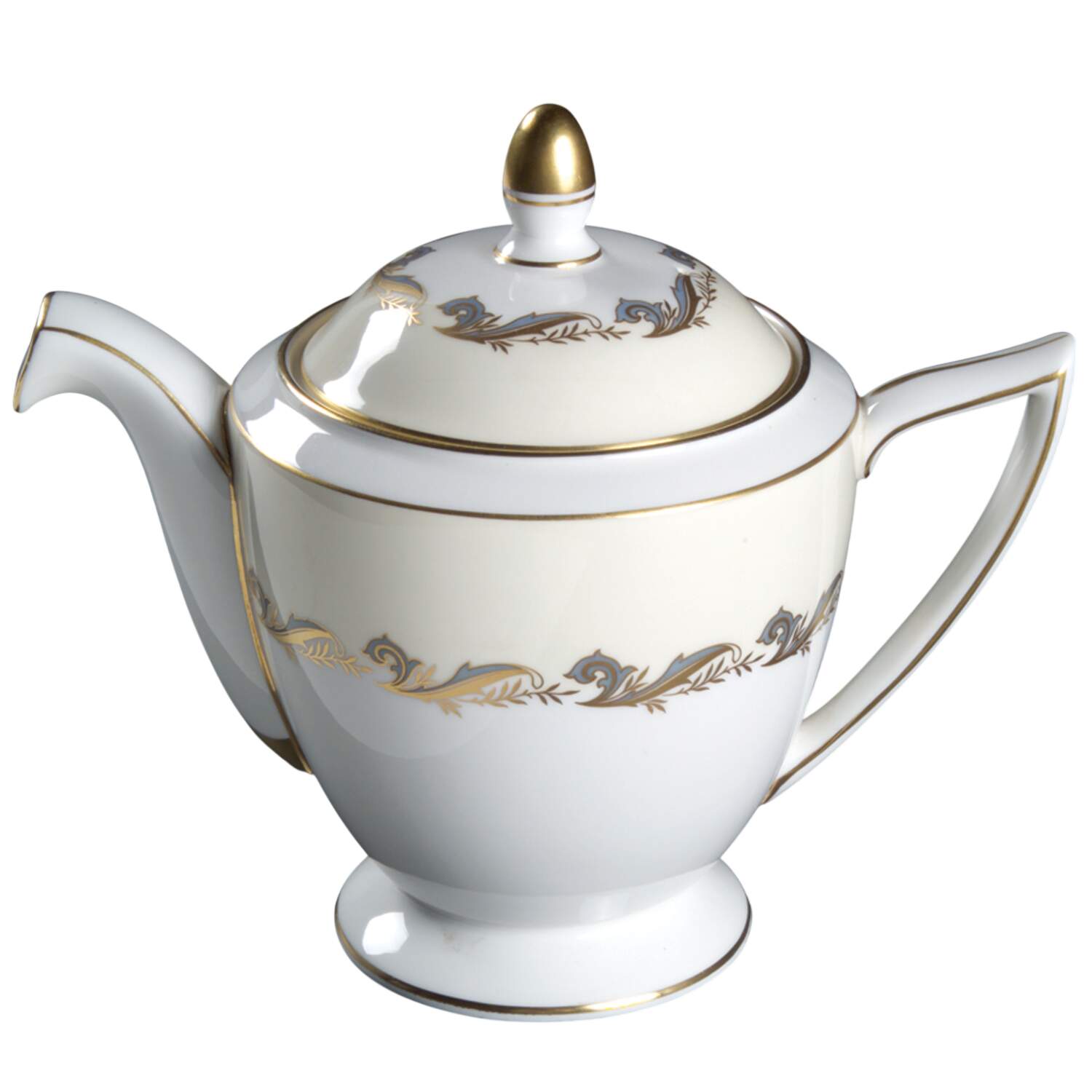 Gold Laurentian Teapot & Lid by Minton-1