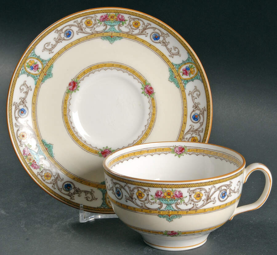 Grasmere Flat Cup & Saucer Set by Minton-1