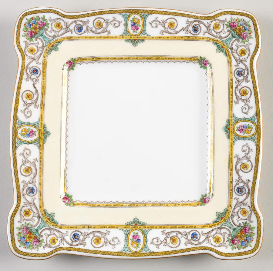 Grasmere Square Cake Plate by Minton-1